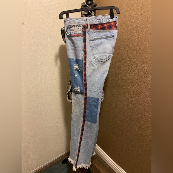 NWOT We The Free patchwork jeans - Picture 7 of 12